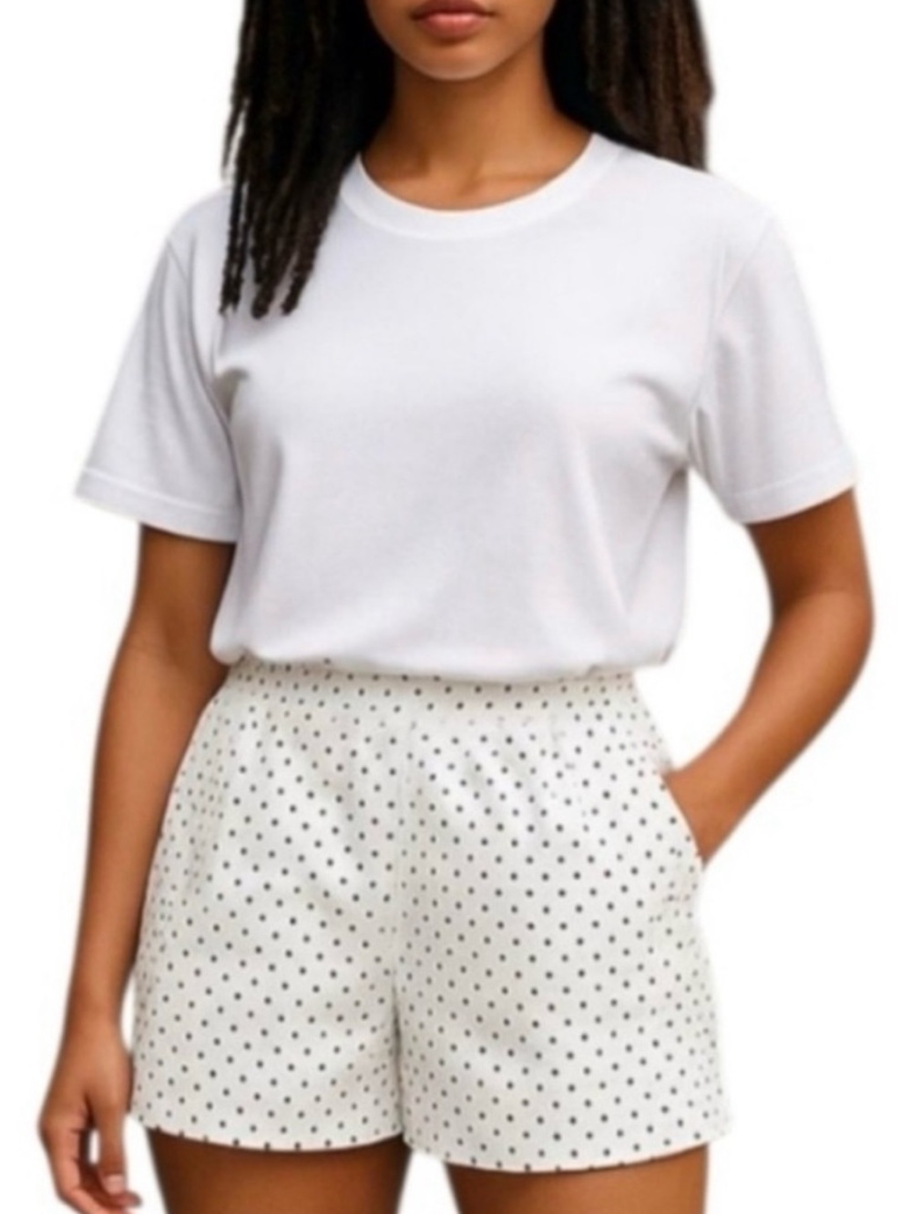NWOT Kate Spade x Target High Waist Polka Dot Linen Short - Small